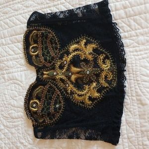 Victoria's Secret Vintage Boudoir Embroidered Bustier Bra